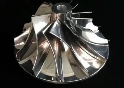 Aluminum machined turbine